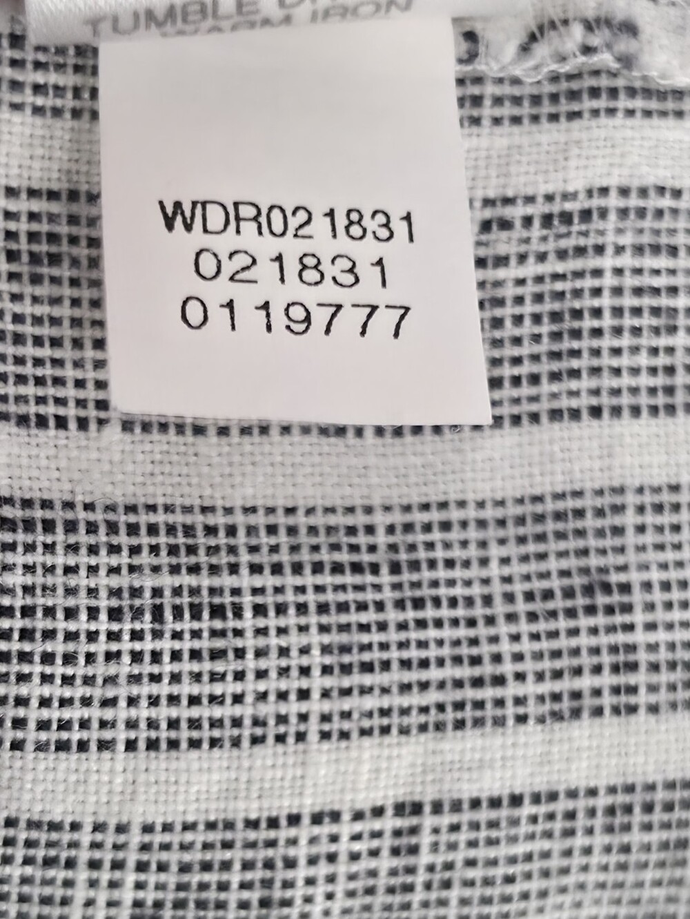 J Jill Love Linen Gray White Striped Midi Dress XL Pockets Coastal - Picture 10 of 10